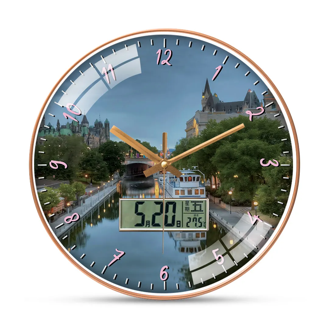 Gorgeous View of Ottawa Wall Clock