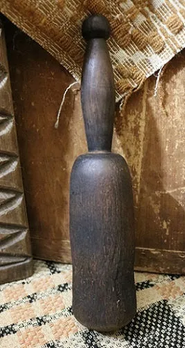 Hand Carved Mortar and Pestle Gorgeous Patina