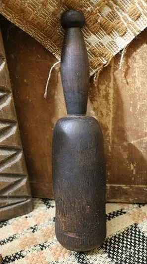 Hand Carved Mortar and Pestle Gorgeous Patina