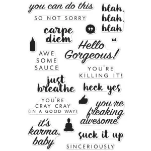 Hello Gorgeous! Clear Stamp