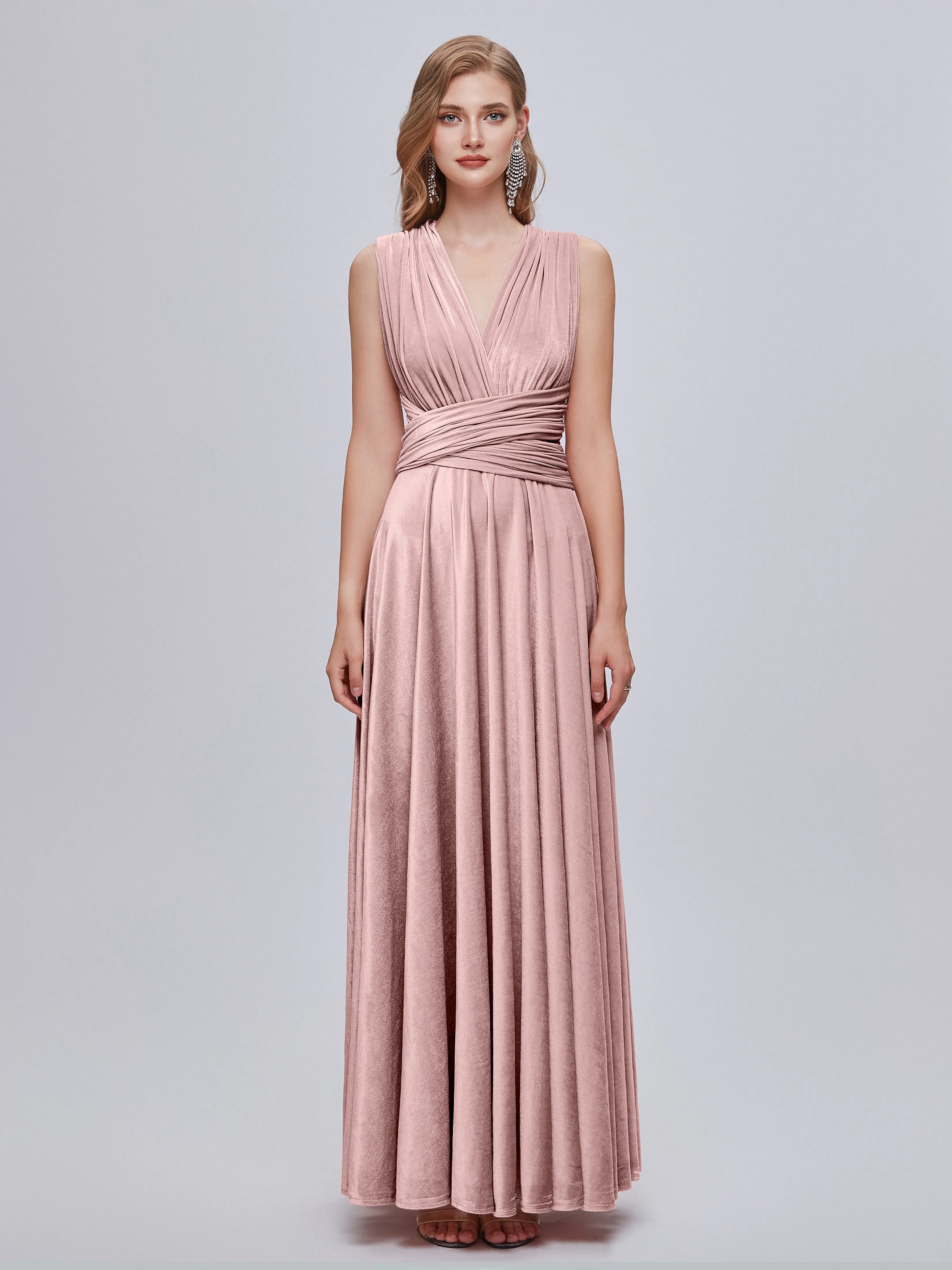 Juliet Gorgeous Convertible Velvet Bridesmaid Dresses