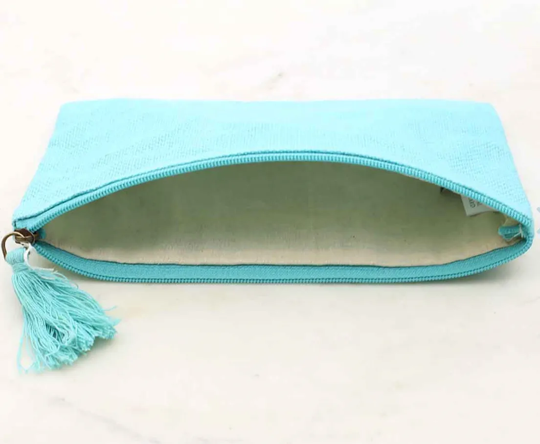 Jute Cosmetic Bag with Personalization