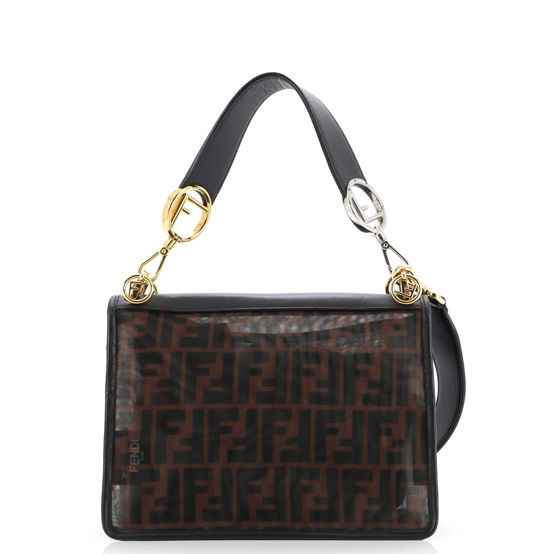 Kan I F Shoulder Bag Zucca Mesh Medium