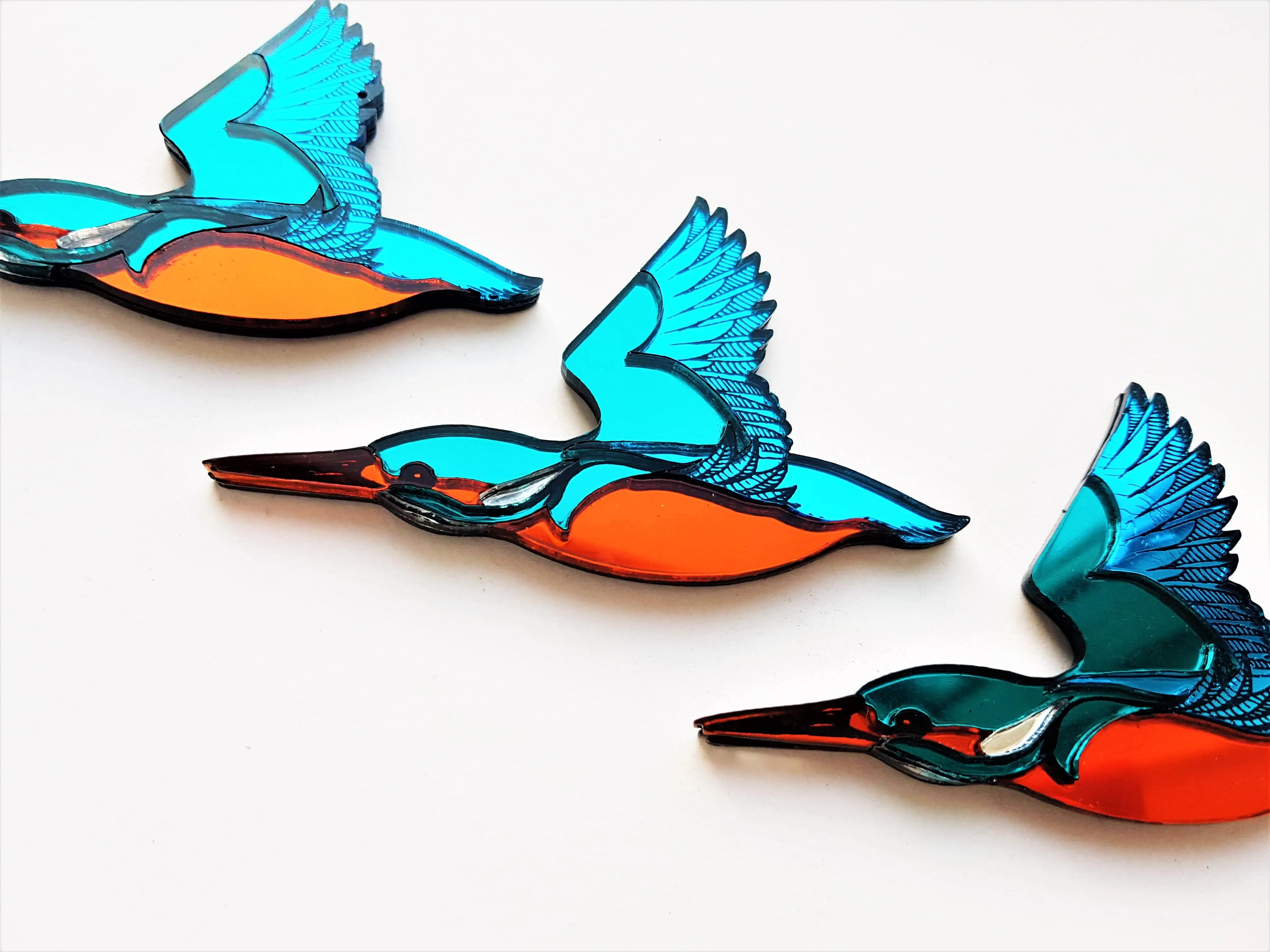 Kingfisher Pendant or Brooch