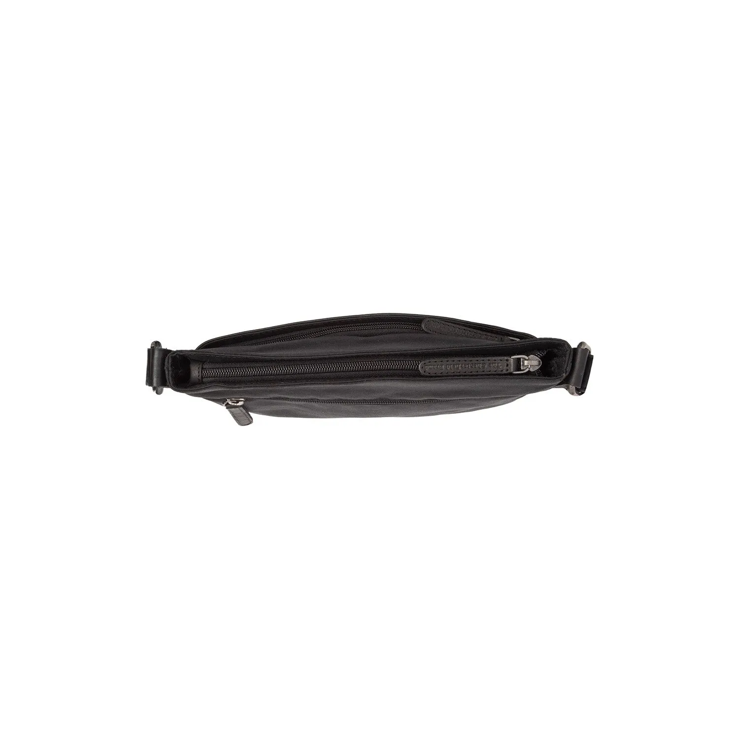 Leather Shoulder Bag Black Malmo
