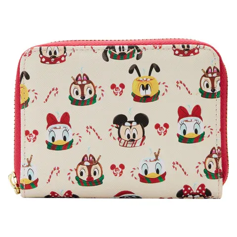 LF Disney Hot Cocoa Mugs AOP ZipAround Wallet