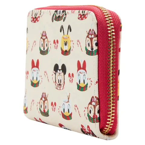 LF Disney Hot Cocoa Mugs AOP ZipAround Wallet