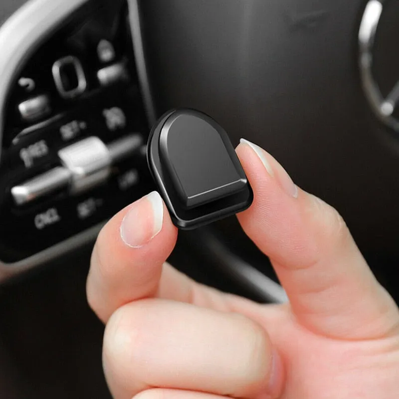 【LV184】4Pcs Car Hook Organizer Storage for USB Cable Headphone Key Storage Self Adhesive Wall Hook