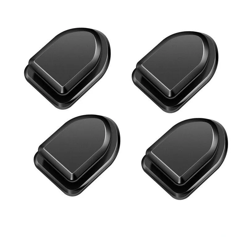 【LV184】4Pcs Car Hook Organizer Storage for USB Cable Headphone Key Storage Self Adhesive Wall Hook