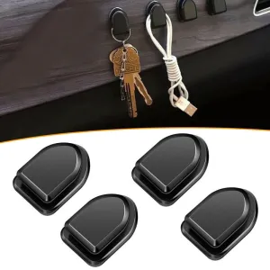 【LV184】4Pcs Car Hook Organizer Storage for USB Cable Headphone Key Storage Self Adhesive Wall Hook