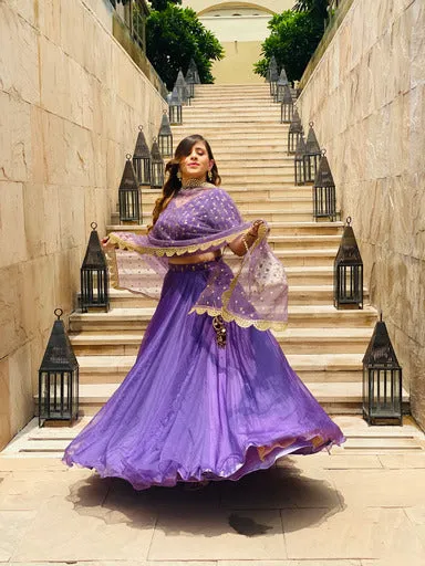 Mauve Gorgeous Lehenga