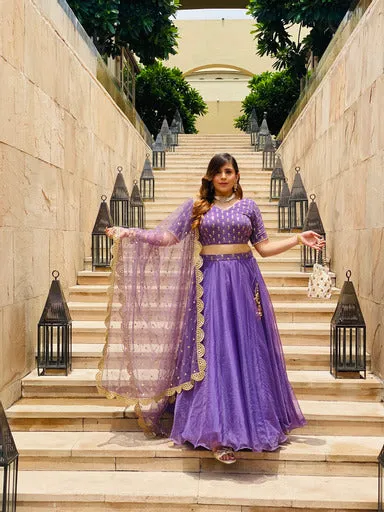 Mauve Gorgeous Lehenga