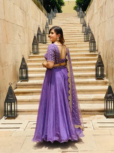 Mauve Gorgeous Lehenga