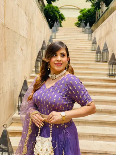 Mauve Gorgeous Lehenga