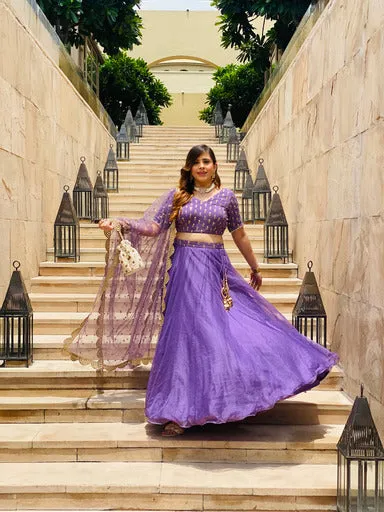 Mauve Gorgeous Lehenga