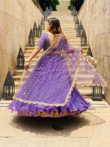 Mauve Gorgeous Lehenga