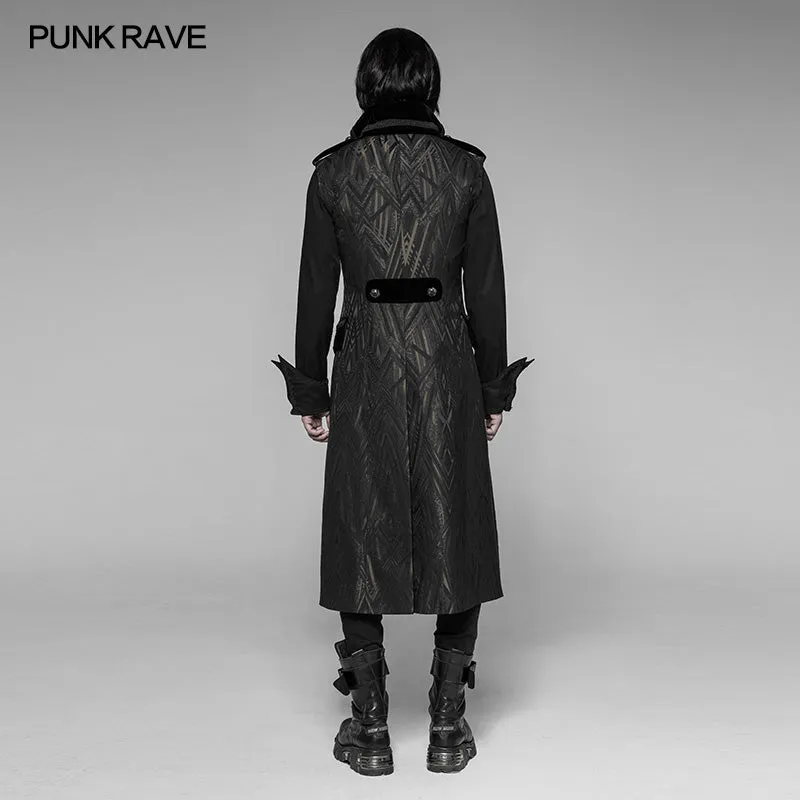 Medieval Gorgeous Jacquard Gothic Long Vest
