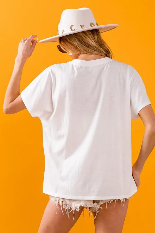 Metallic USA Tee