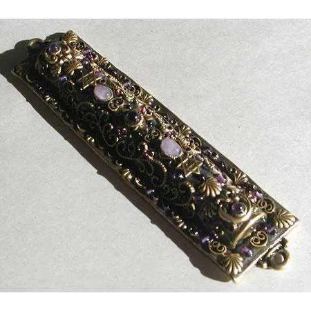 Michal Golan Gorgeous Amethyst Mezuzah