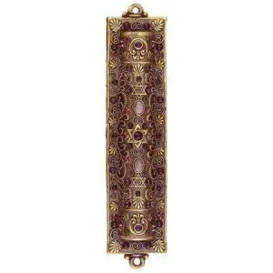 Michal Golan Gorgeous Amethyst Mezuzah