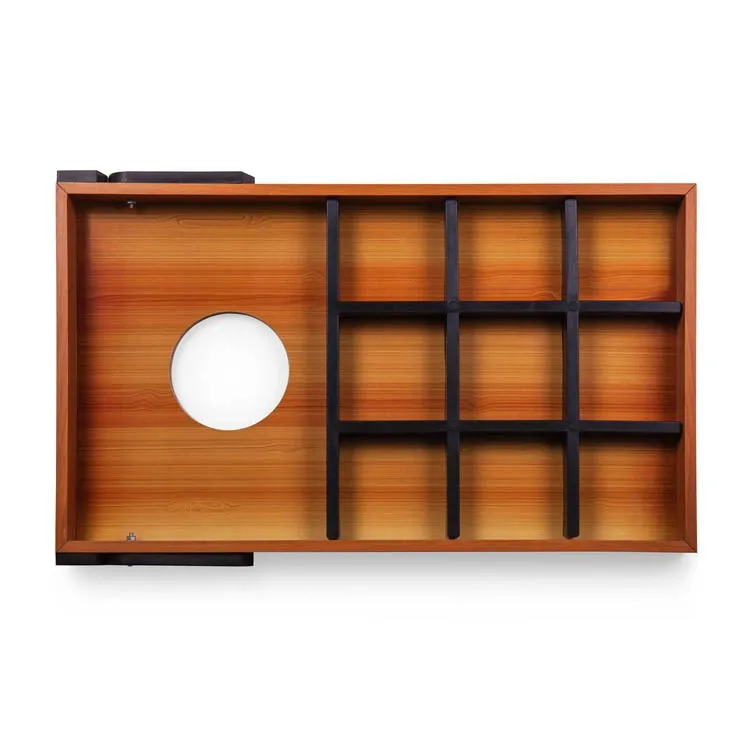 Mini Bean Bag Throw Game, Wood Grain with Bean Bag Toss and Tic Tac Toe Designs