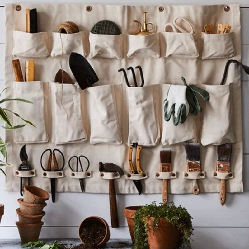 Multi-Purpose Canvas Wall Organizer
