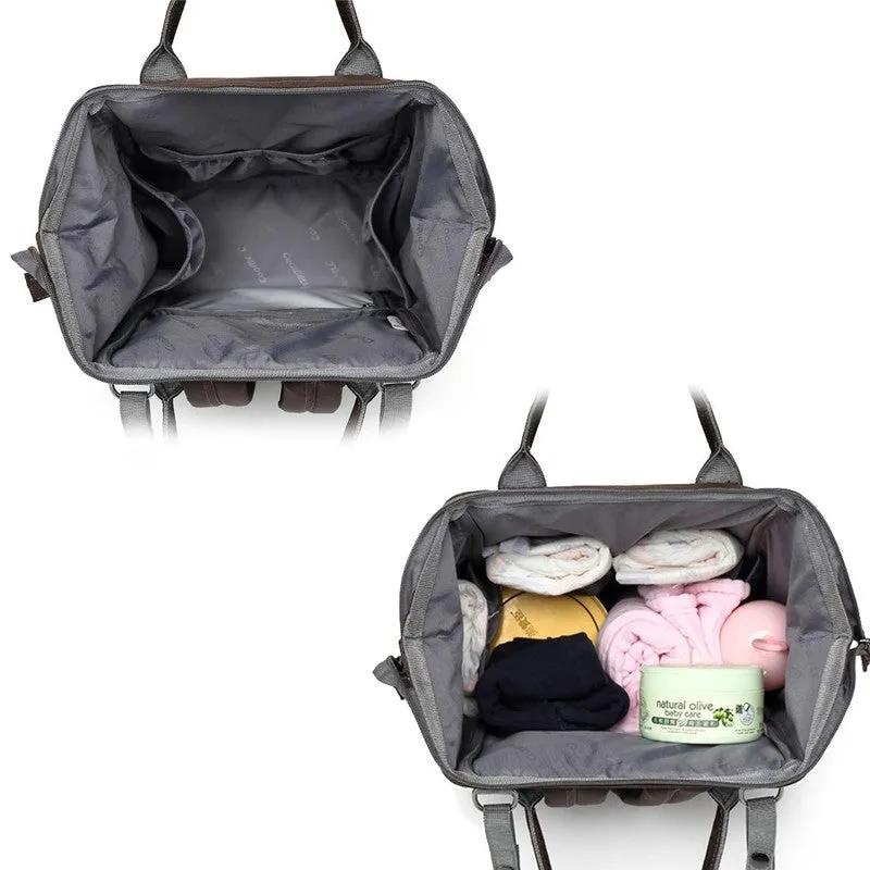 Multifunctional Diaper Bag with Insulated Bottle Holders | Includes Stroller Straps | 5L Capacity | Blue