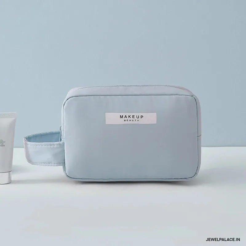 Multipurpose PU Leather Waterproof Zipper Cosmetic Storage JH3673