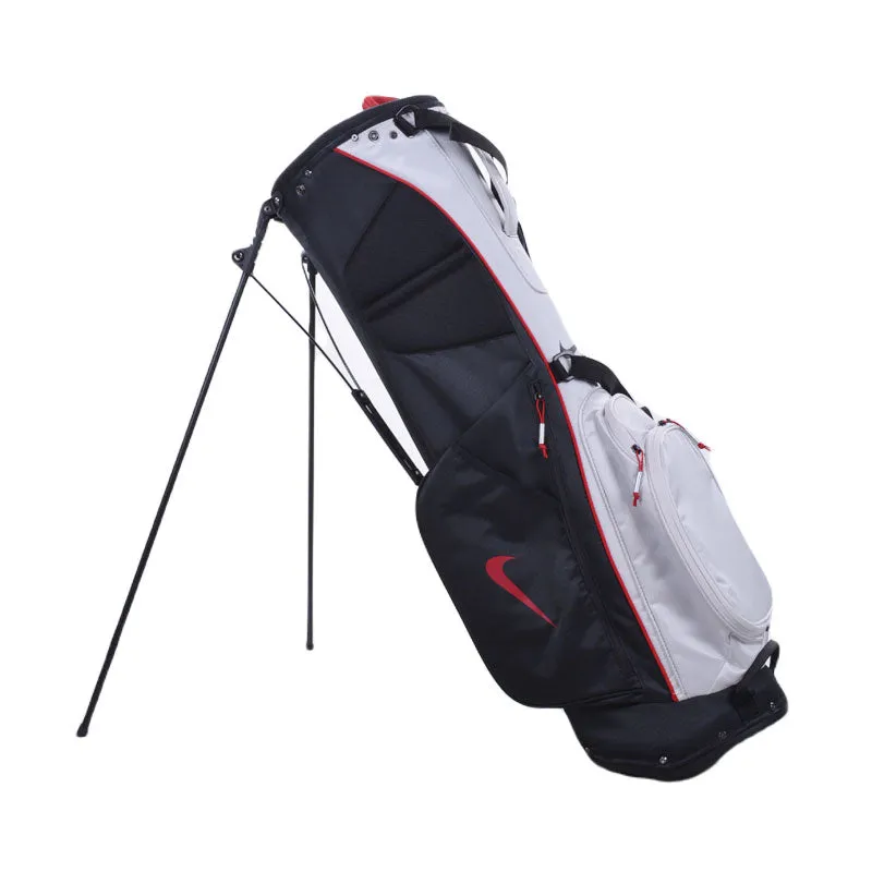 NIKE Sport Lite Stand Bag (Grey/Black/Red)