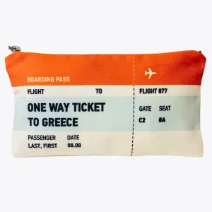 One way ticket to Greece bag