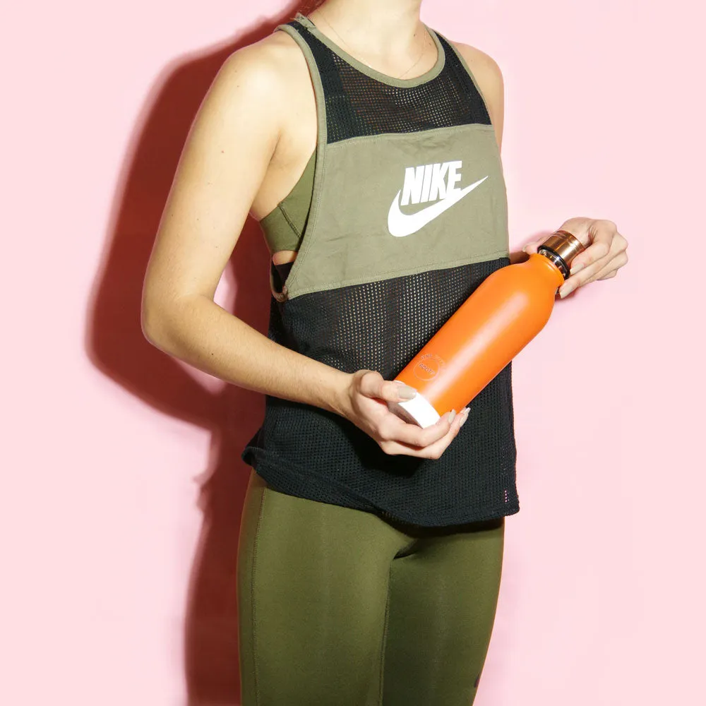 Orange Split Water Bottle