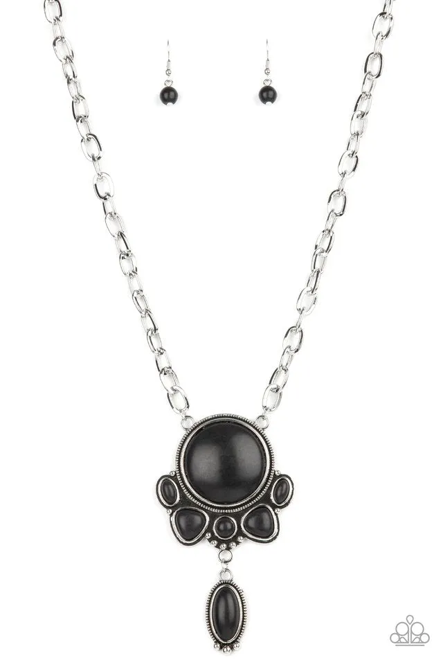 Paparazzi Necklace ~ Geographically Gorgeous - Black