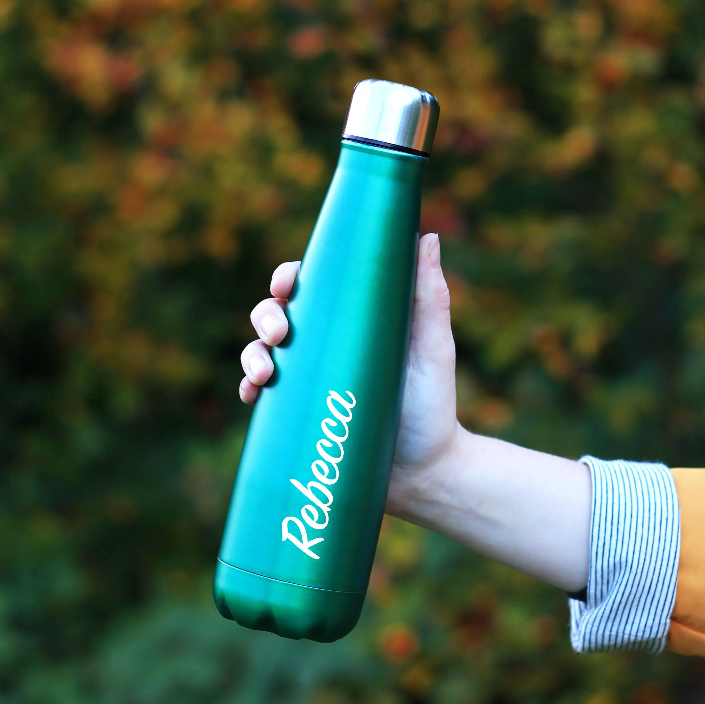 Personalised Stainless Steel 630ml Water Bottle