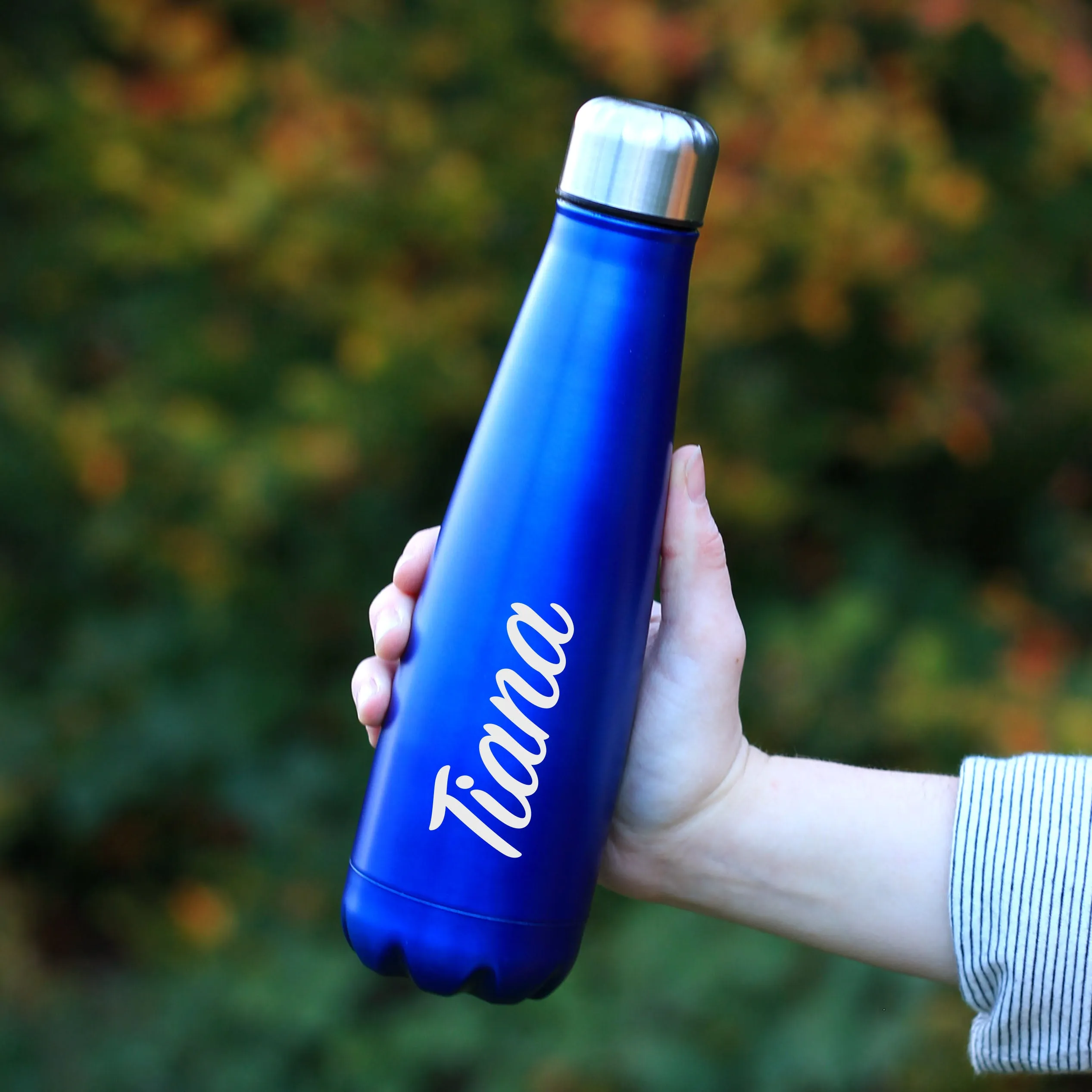 Personalised Stainless Steel 630ml Water Bottle