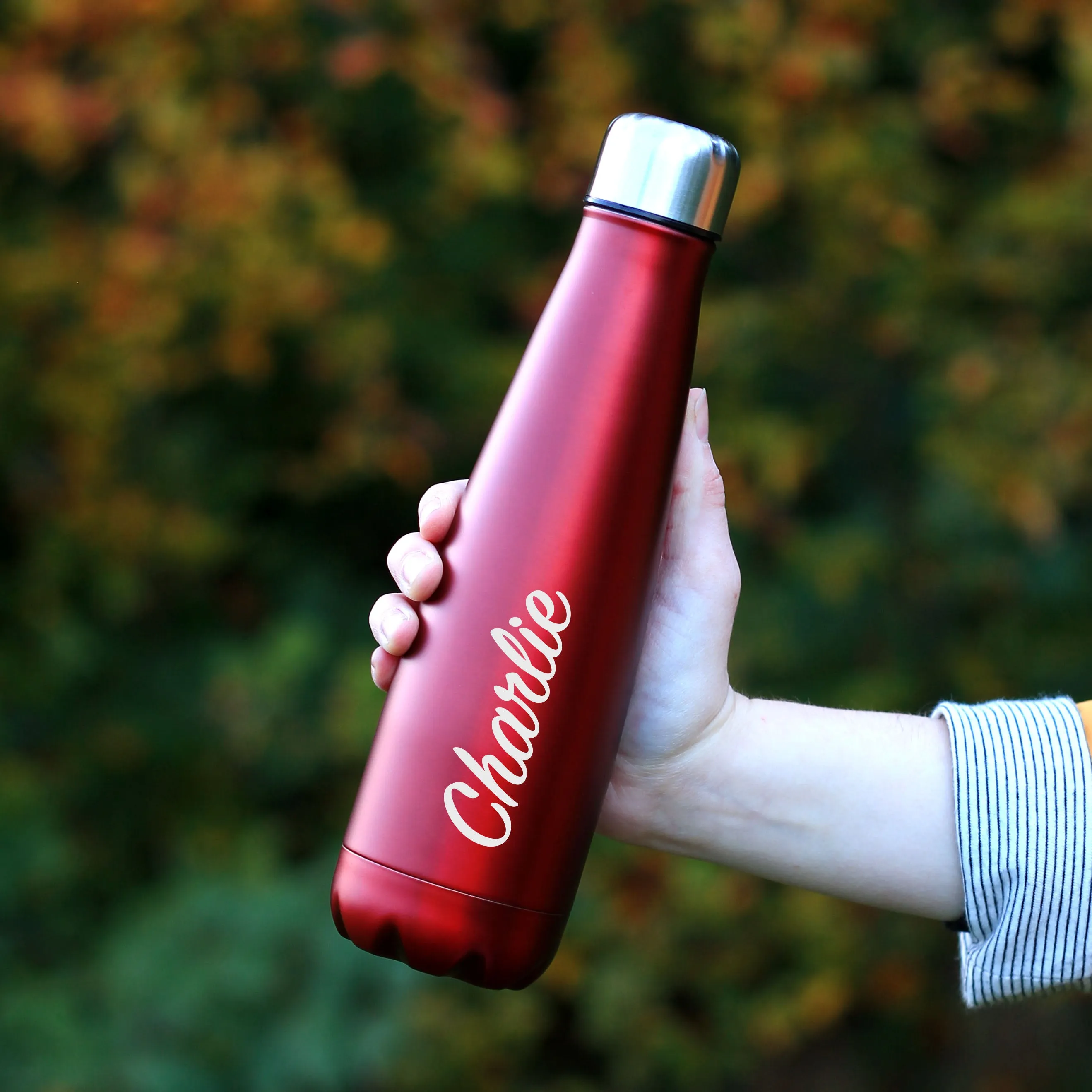 Personalised Stainless Steel 630ml Water Bottle