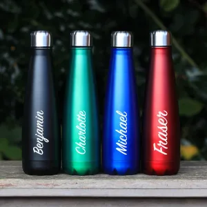 Personalised Stainless Steel 630ml Water Bottle