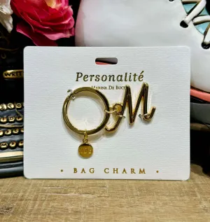 Personalite M Initial Bag Charm