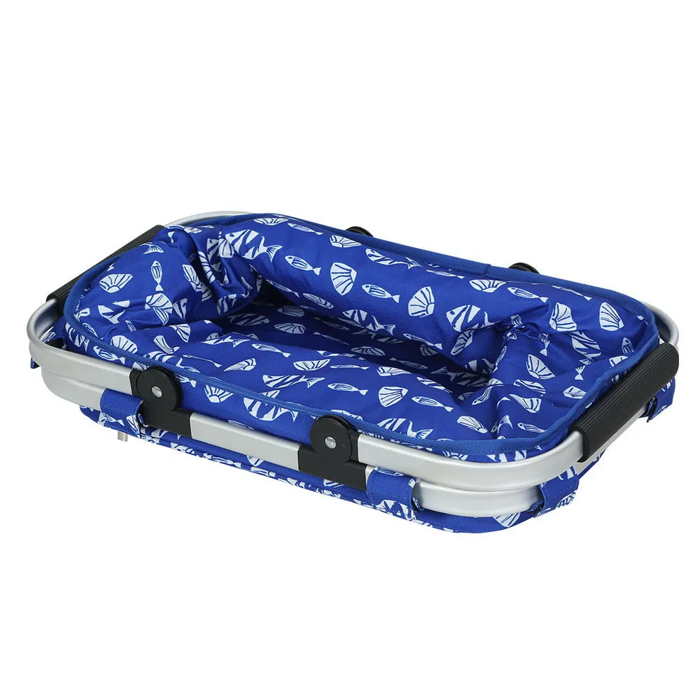 Picnic Bag Basket FoldingHamper Camping Hiking Insulated
