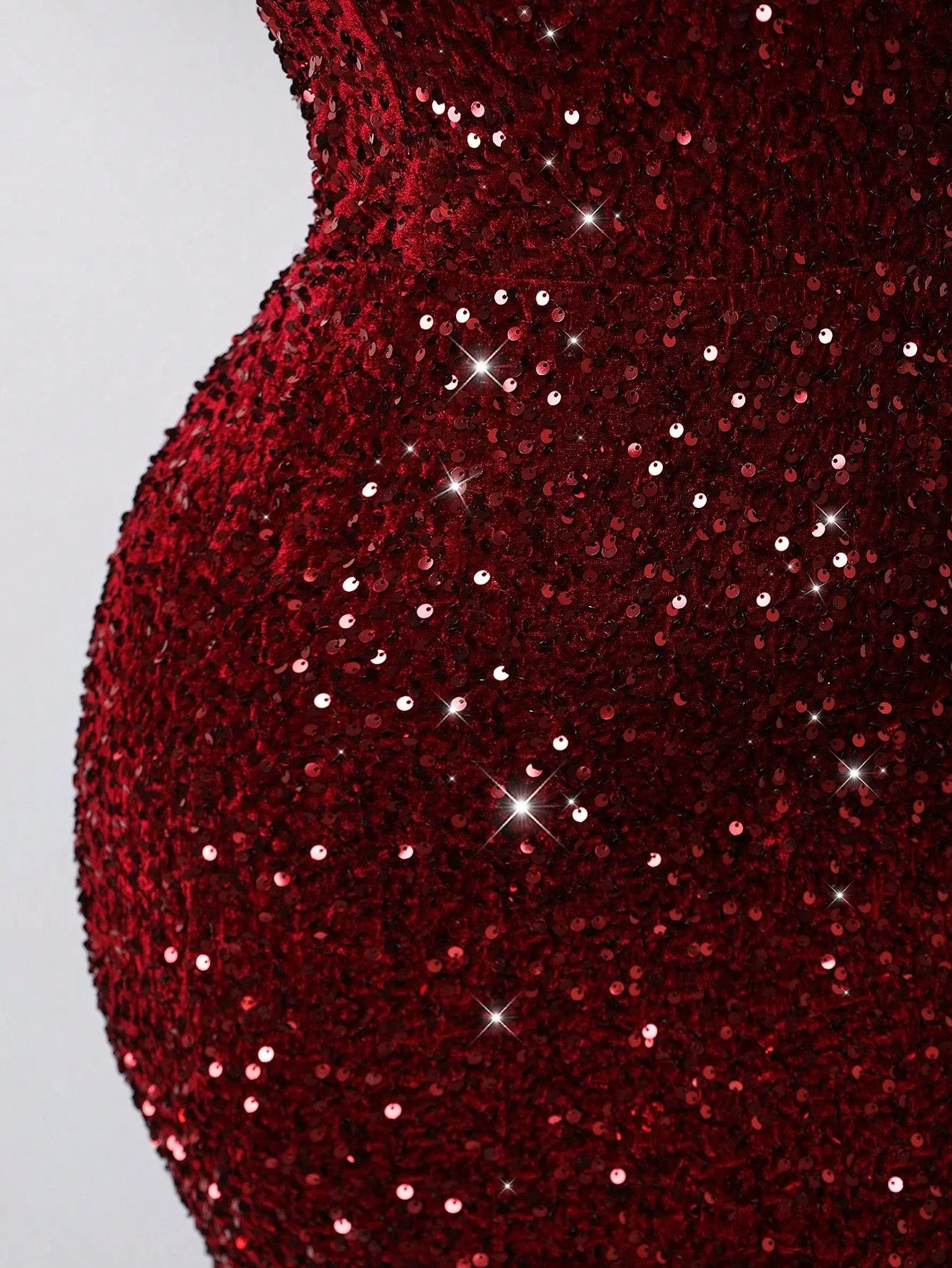Plus Size Women'S Gorgeous Sequined Dress