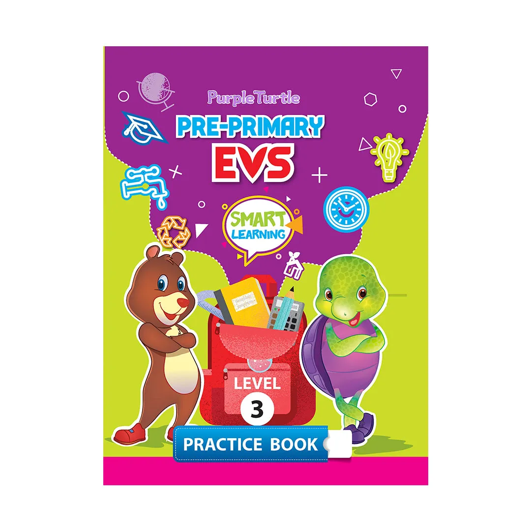 Preschool Kit for UKG (Level-3) - Complete Kit (Set of 8 Books & More) | For Children Ages 5 - 6 Years | Learn English, Maths, EVS, Hindi | For Homeschooling & Preschool Classrooms