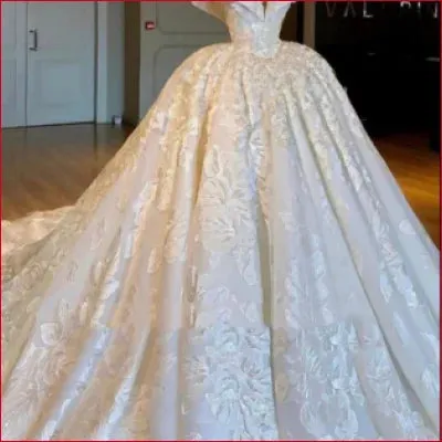 Princess Off Shoulder Wedding Dress bridal gown