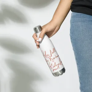 "He Adores Her Soul" Stainless Steel Water Bottle