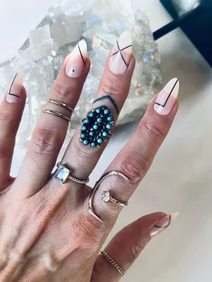 Size 6.25 Gorgeous Vintage Turquoise Ring