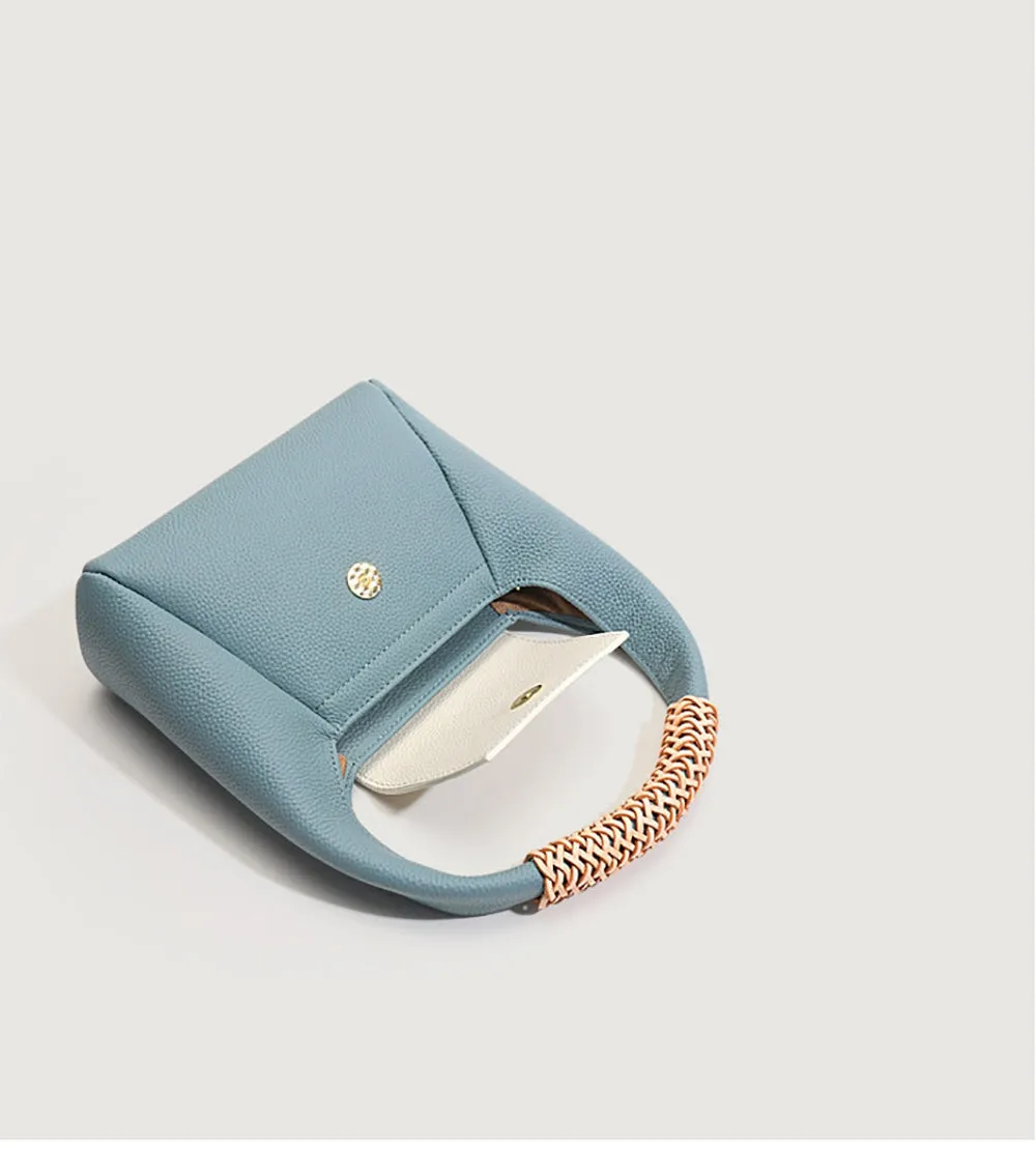 Small Leather Underarm Bag Dumpling Bag One-Shoulder Messenger Bag