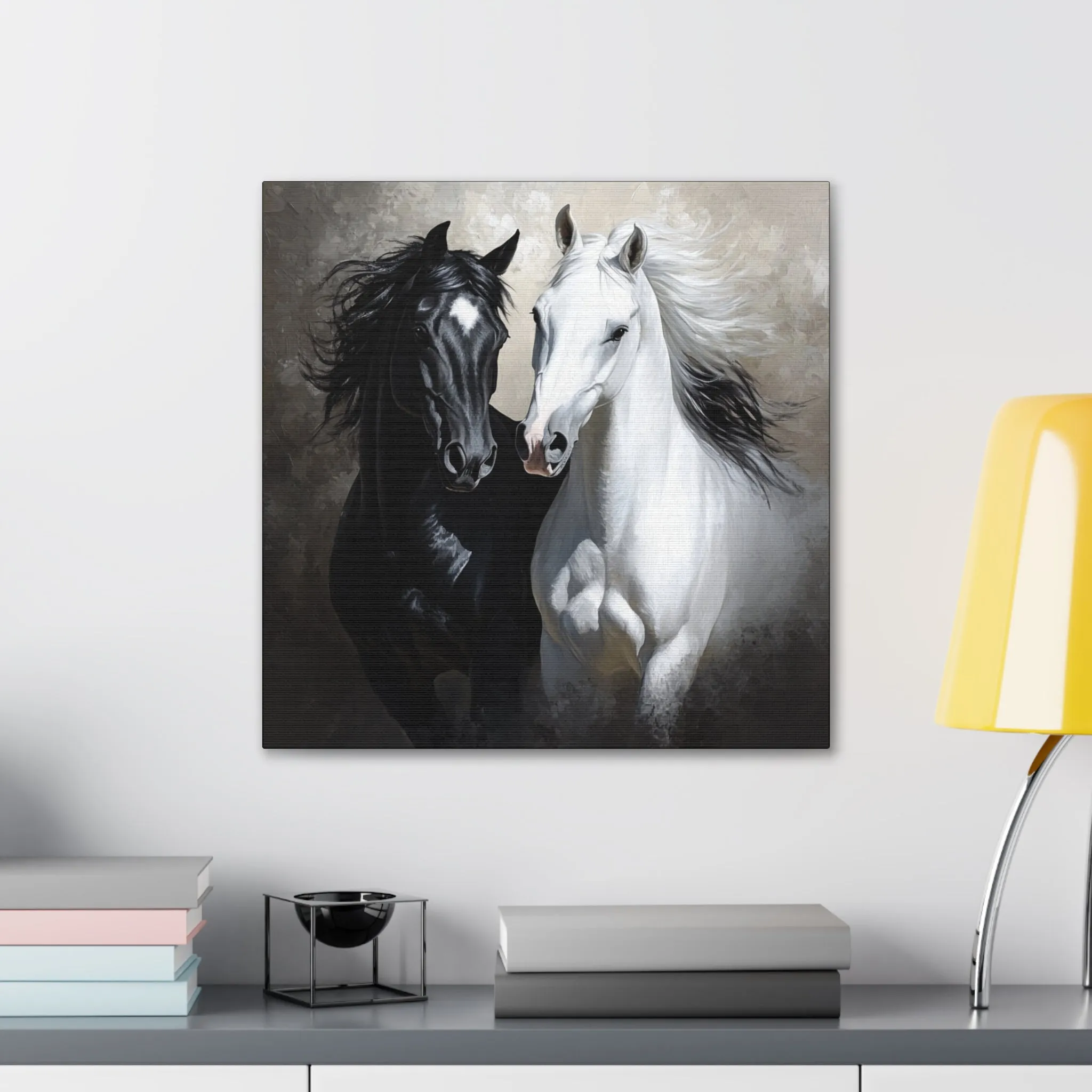 Stunning 2 Horses - Canvas Gallery Wraps