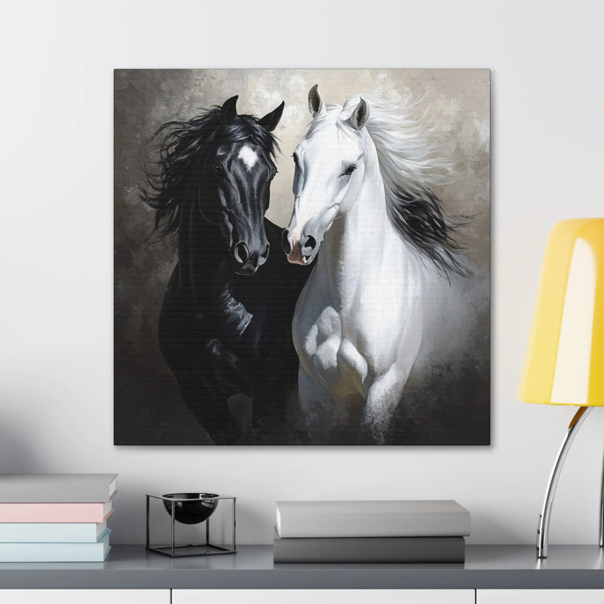 Stunning 2 Horses - Canvas Gallery Wraps