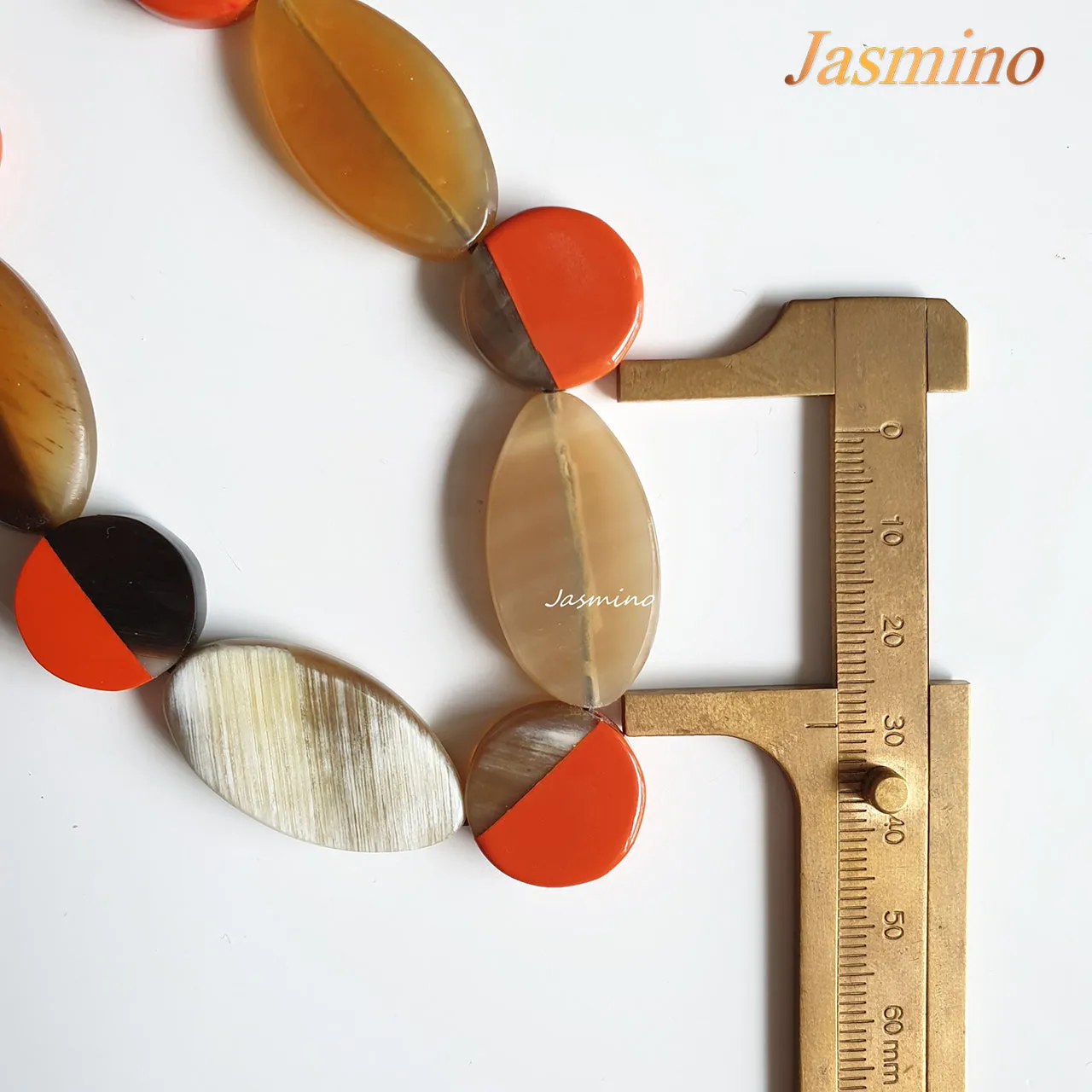 Stunning Buffalo Horn Necklace J17521, Handmade Product from Vietnam