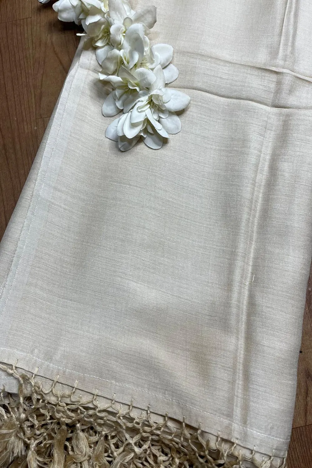 Stunning Dyeable Banarasi Handloom Plain Pure Moonga Silk Dupatta