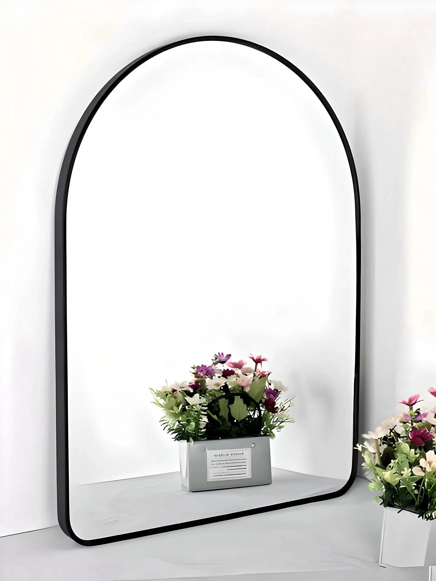 Stunning Standing Metal Mirror