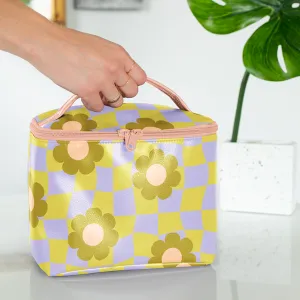 Talking Out of Turn - Cool Funky Daisy Soulmate Cosmetic Bag